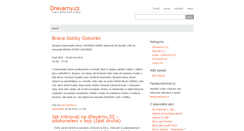 Desktop Screenshot of drevarny.cz